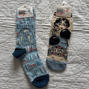 NWT Blue Q Socks